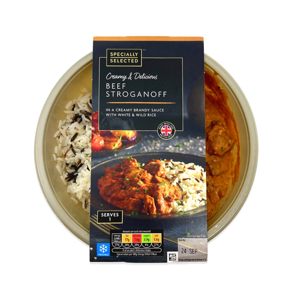 Specially Selected Creamy & Delicious Beef Stroganoff 400g